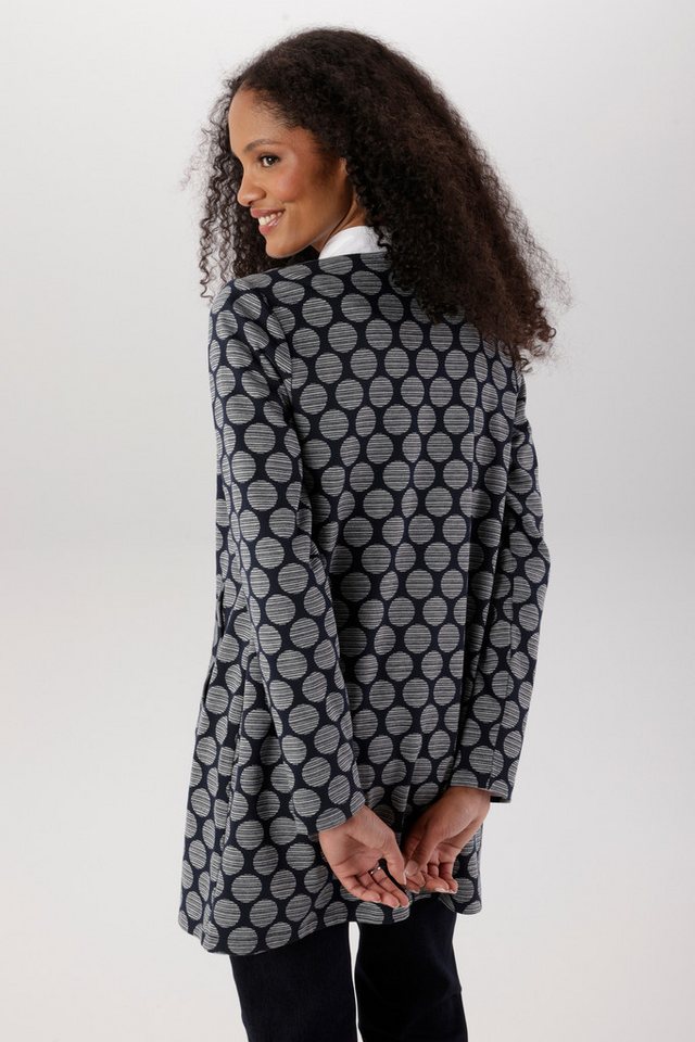 Aniston SELECTED Longblazer in modischer Länge und mit gestreiften Punkten - NEUE KOLLEKTION – Bild 2 von 5