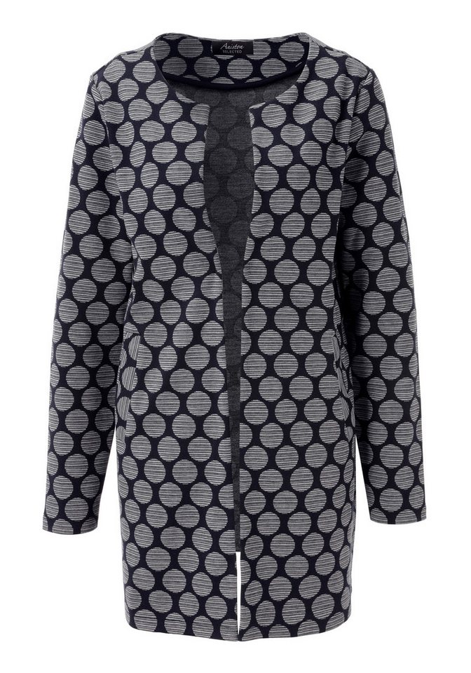 Aniston SELECTED Longblazer in modischer Länge und mit gestreiften Punkten - NEUE KOLLEKTION – Bild 5 von 5