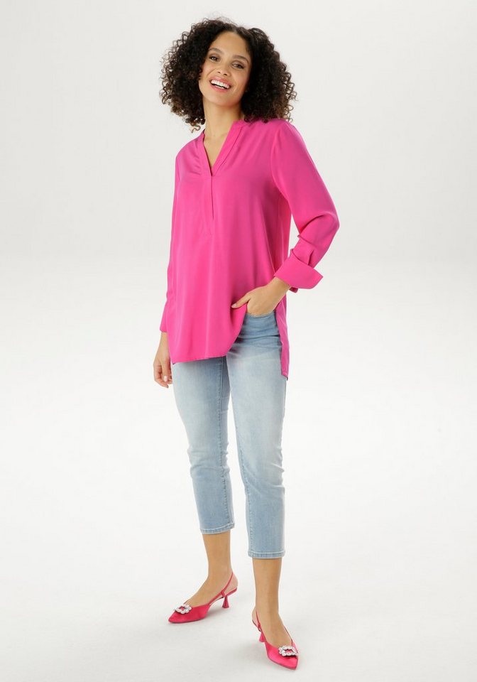 Aniston SELECTED Longbluse mit extra-langen Manschetten – Bild 4 von 5