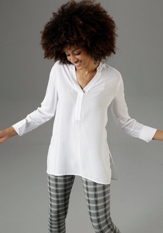 Aniston SELECTED Longbluse mit extra-langen Manschetten – Bild 2 von 5