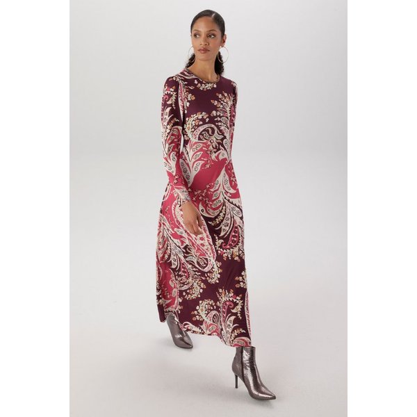 Aniston SELECTED Maxikleid mit kleinen Kunstperlen am Rundhalsausschnitt - NEUE KOLLEKTION