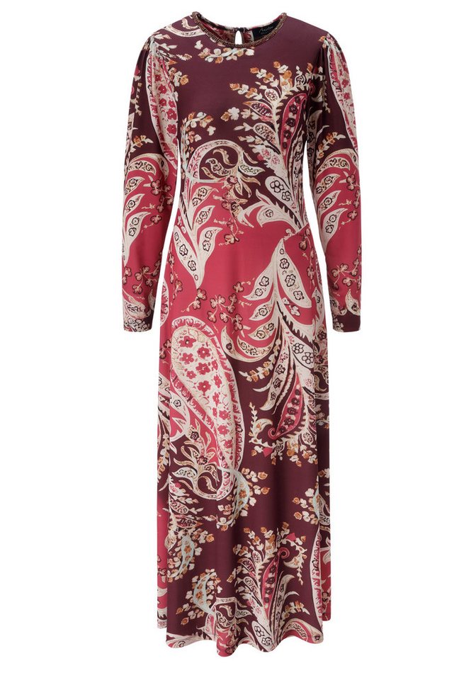 Aniston SELECTED Maxikleid mit kleinen Kunstperlen am Rundhalsausschnitt - NEUE KOLLEKTION – Bild 5 von 5