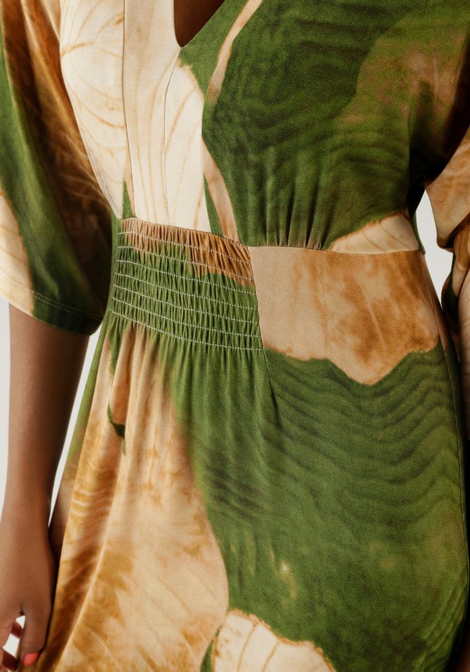Aniston SELECTED Maxikleid mit weiten, 3/4-langen Ärmeln – Bild 4 von 5