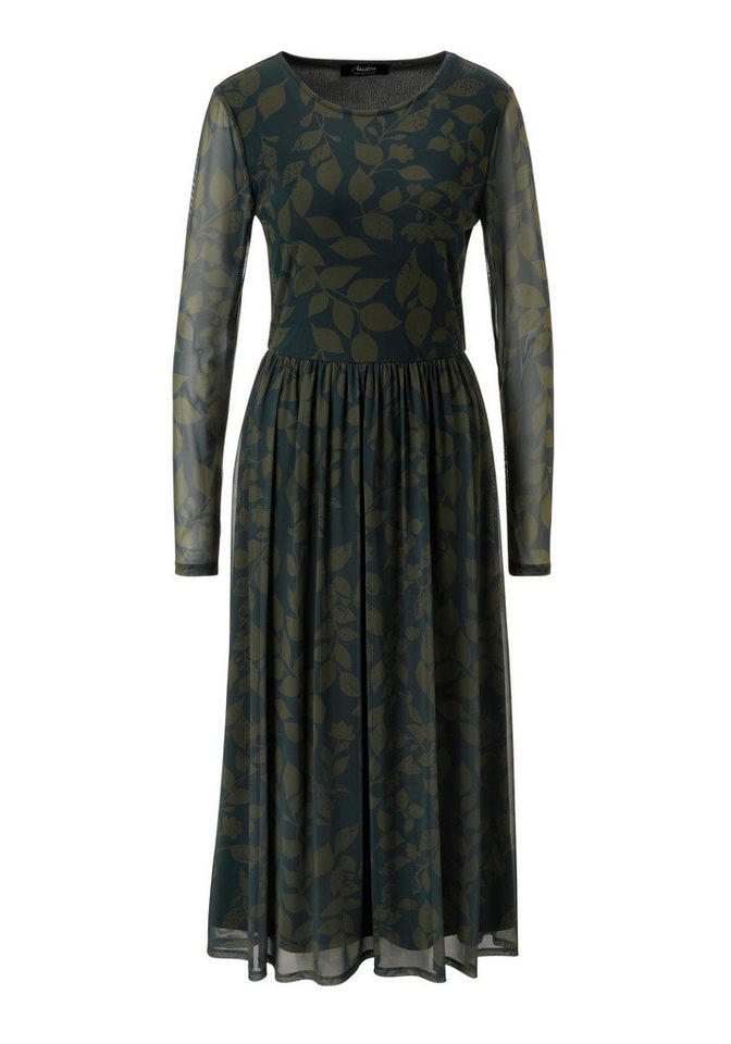 Aniston SELECTED Midikleid mit floraler, fantasievoller Blättermuster – Bild 5 von 5