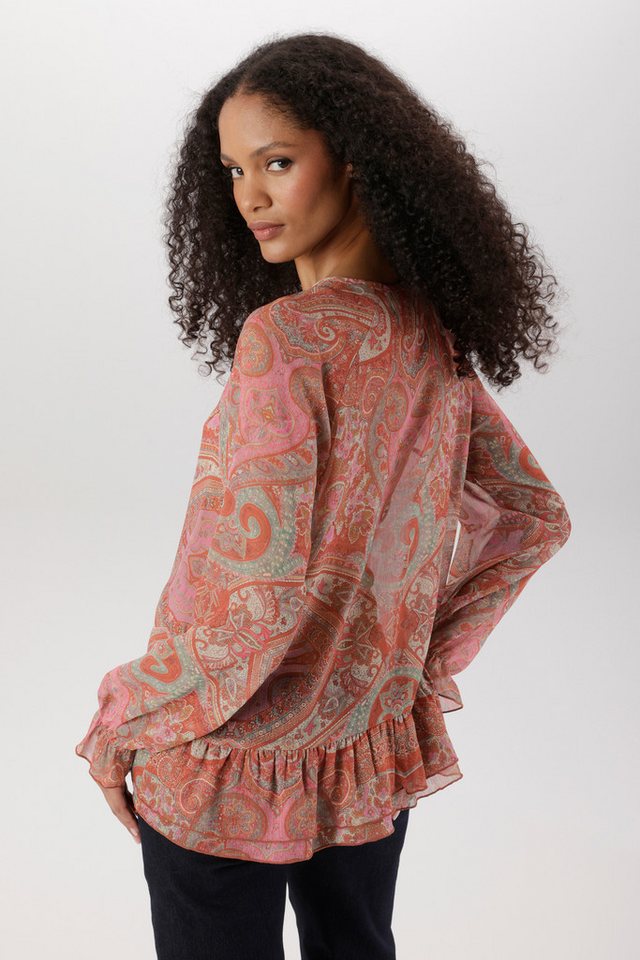 Aniston SELECTED Schlupfbluse aus leicht transparentem Chiffon - NEUE KOLLEKTION – Bild 2 von 5