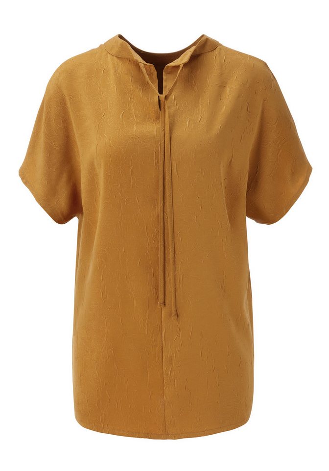 Aniston SELECTED Schlupfbluse in extra weiter Form und weicher Crinkleware - NEUE KOLLEKTION – Bild 5 von 5