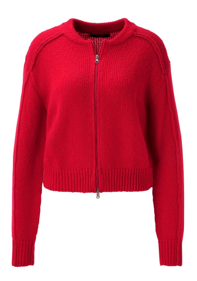 Aniston SELECTED Strickjacke Blousonform und Zwei-Wege-Reißverschluß NEUE KOLLEKTION – Bild 5 von 5