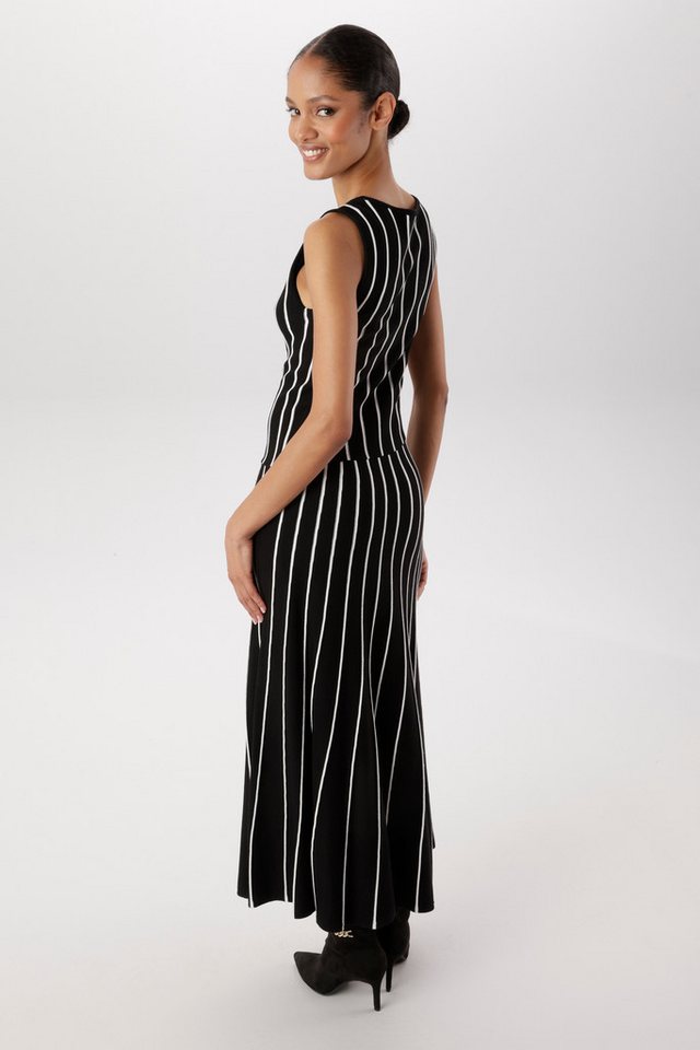 Aniston SELECTED Strickkleid mit trendigen, strukturierten Streifen - NEUE KOLLEKTION – Bild 3 von 5