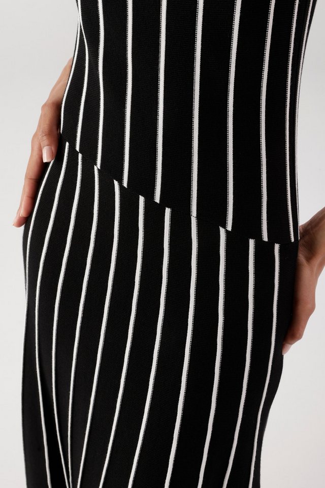 Aniston SELECTED Strickkleid mit trendigen, strukturierten Streifen - NEUE KOLLEKTION – Bild 4 von 5