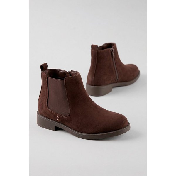 Aniston SHOES Chelseaboots Stiefelette, Blockabsatz, mit breitem Stretch