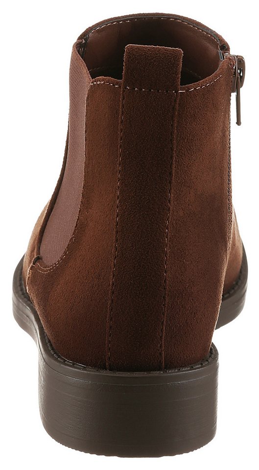 Aniston SHOES Chelseaboots Stiefelette, Blockabsatz, mit breitem Stretch – Bild 4 von 5