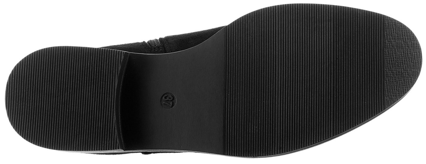 Aniston SHOES Chelseaboots Stiefelette, Blockabsatz, mit breitem Stretch – Bild 5 von 5