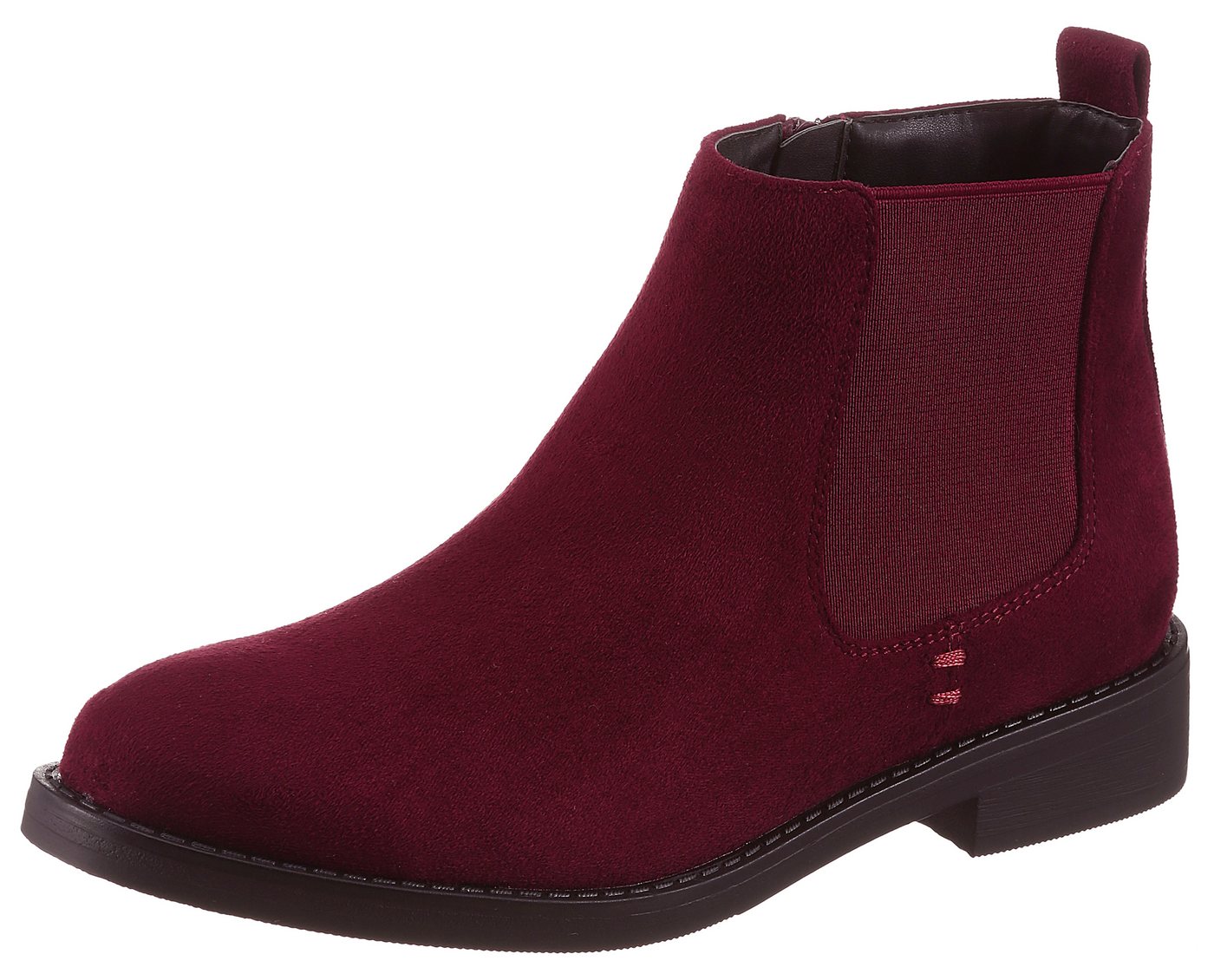 Aniston SHOES Chelseaboots Stiefelette, Blockabsatz, mit breitem Stretch – Bild 3 von 5