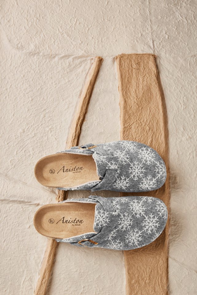 Aniston SHOES Clog Clog, Hausschuh, Homeslipper, verstellbare Schnalle – Bild 2 von 5
