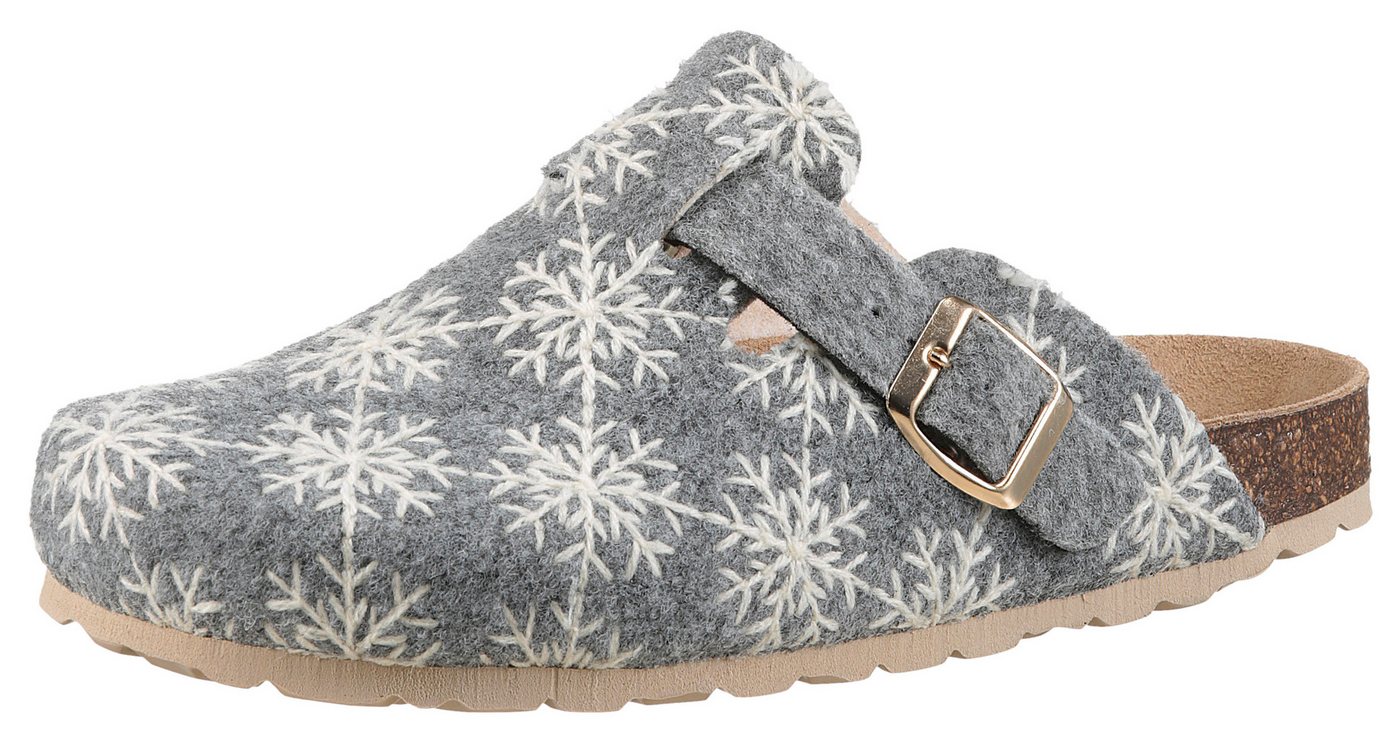 Aniston SHOES Clog Clog, Hausschuh, Homeslipper, verstellbare Schnalle – Bild 3 von 5