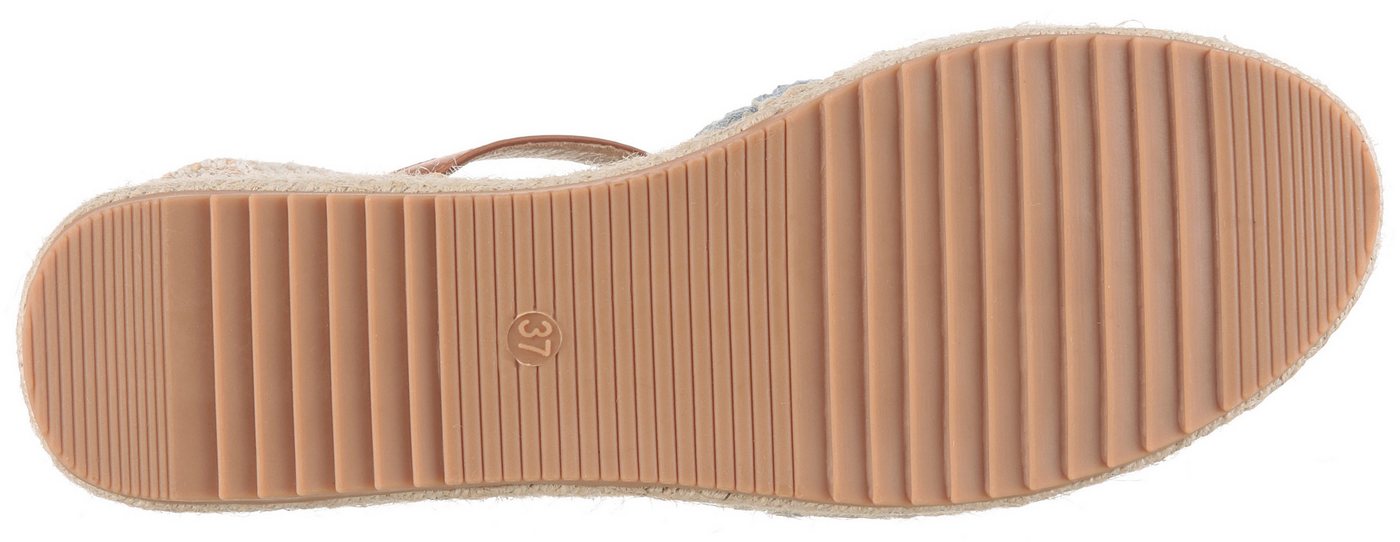 Aniston SHOES Plateausandale Häkel-Sandale, Sommerschuh, Urlaubsschuh - NEUE KOLLEKTION – Bild 4 von 5