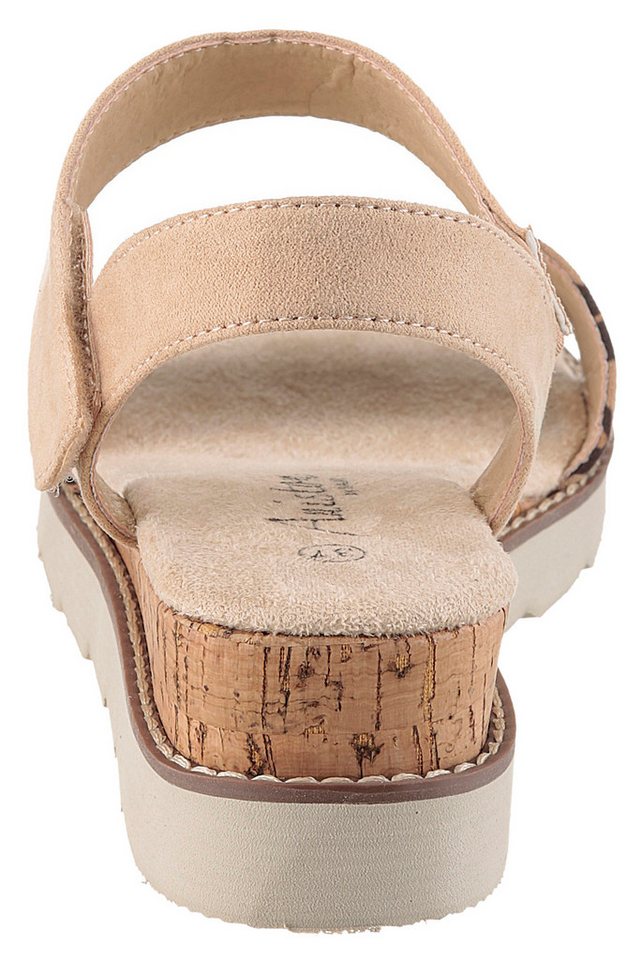 Aniston SHOES Sandale Sommerschuh, Klettschuh, Keilabsatz - NEUE KOLLEKTION – Bild 4 von 5