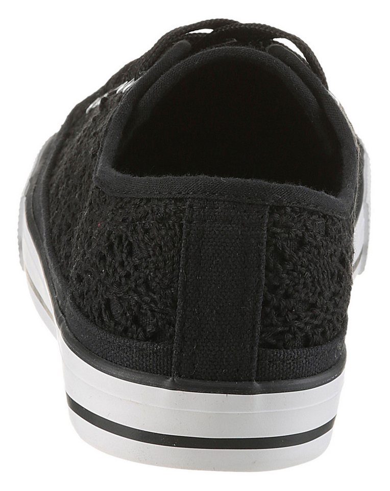 Aniston SHOES Sneaker Schnürschuh, Freizeitschuh in Häkeloptik - NEUE KOLLEKTION – Bild 4 von 5