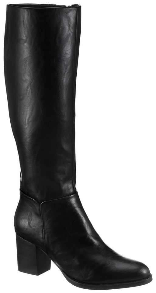 Aniston SHOES Stiefel Langschaftstiefel, Blockabsatz - NEUE KOLLEKTION – Bild 4 von 5