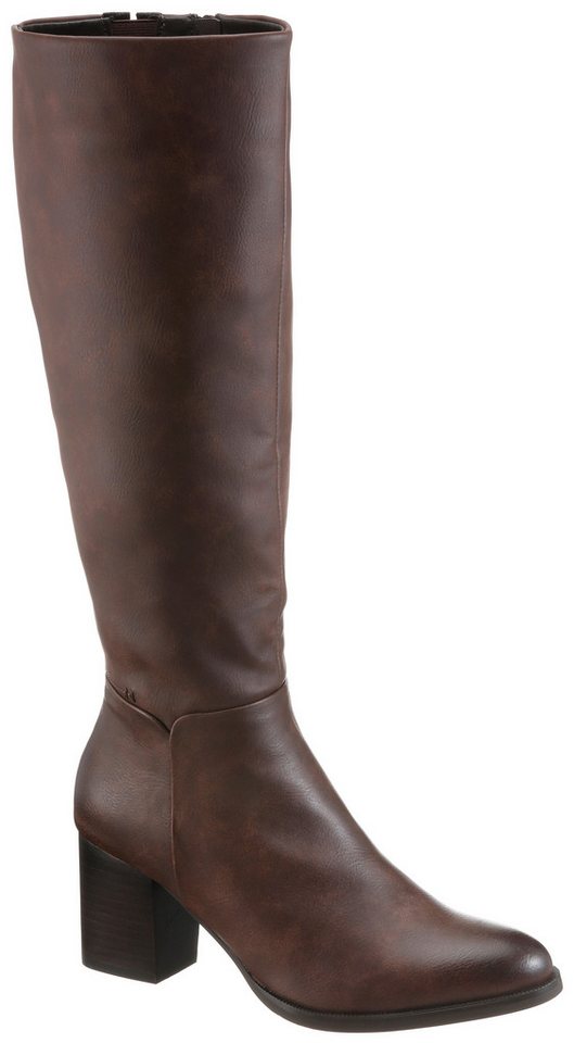 Aniston SHOES Stiefel Langschaftstiefel, Blockabsatz - NEUE KOLLEKTION – Bild 4 von 5