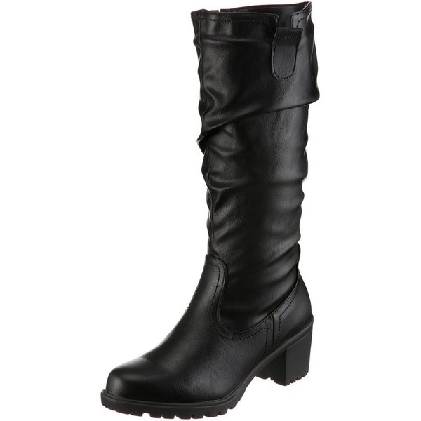 Aniston SHOES Stiefel Slouchy Schaft mit Raffungen