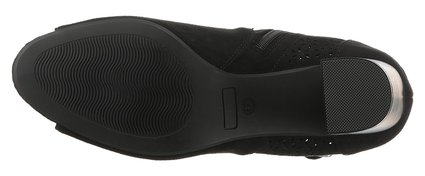 Aniston SHOES Stiefelette Abendstiefelette, Frühlingsschuh, Zierschnalle – Bild 3 von 5