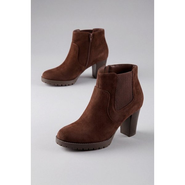 Aniston SHOES Stiefelette Ankleboots mit seitlichem Stretcheinsatz