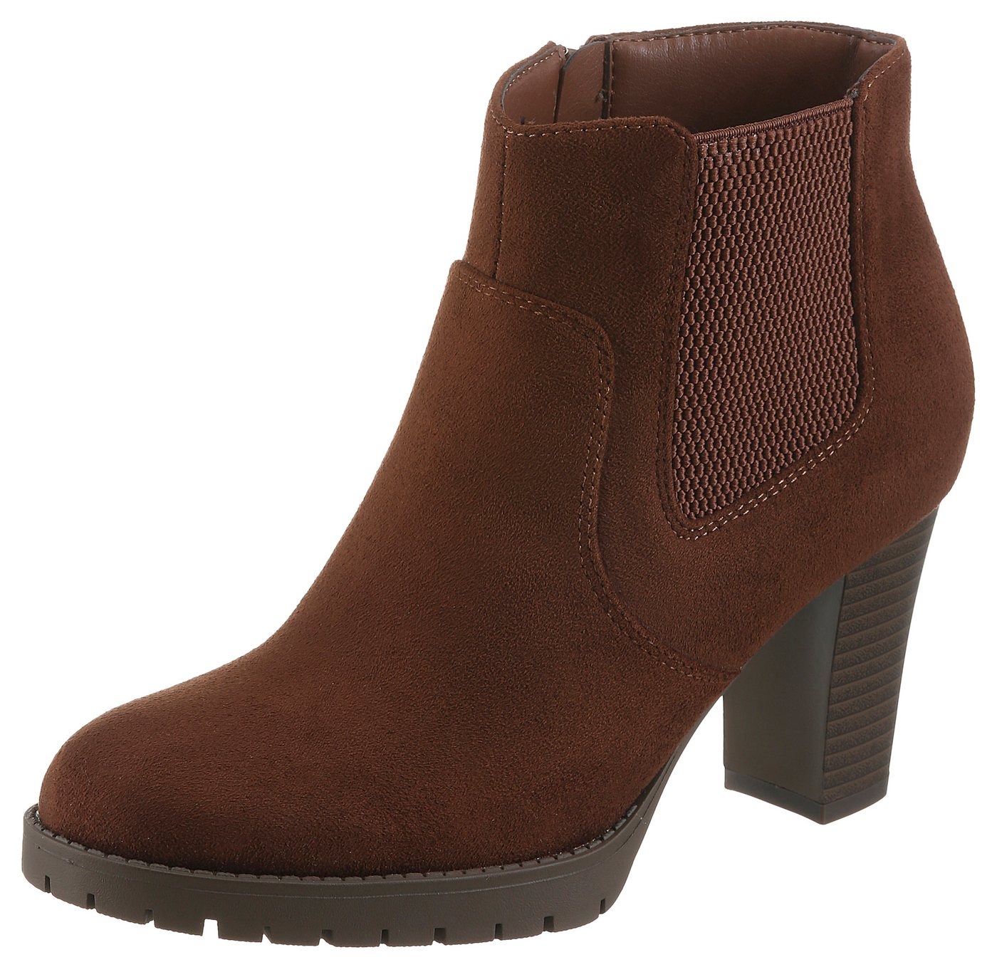 Aniston SHOES Stiefelette Ankleboots mit seitlichem Stretcheinsatz – Bild 3 von 5