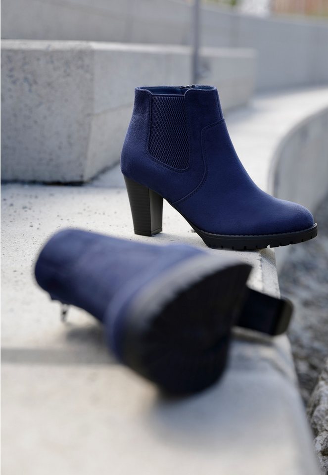 Aniston SHOES Stiefelette Ankleboots mit seitlichem Stretcheinsatz – Bild 2 von 5