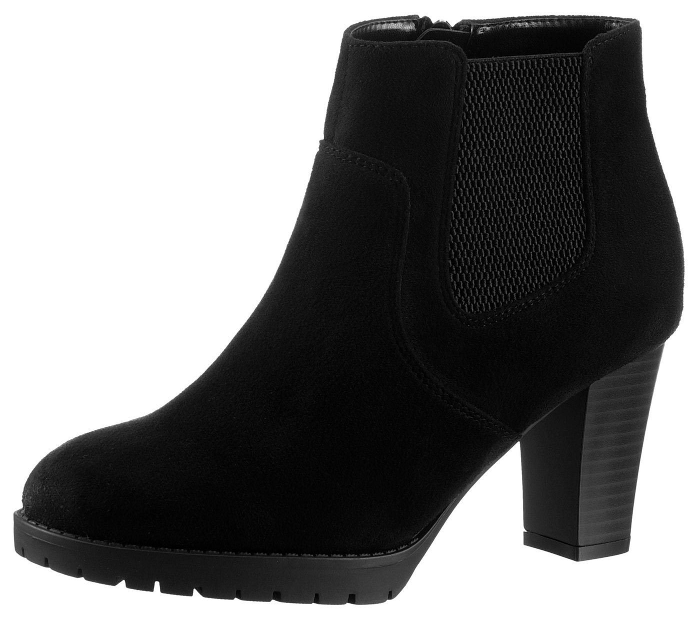 Aniston SHOES Stiefelette Ankleboots mit seitlichem Stretcheinsatz – Bild 2 von 5