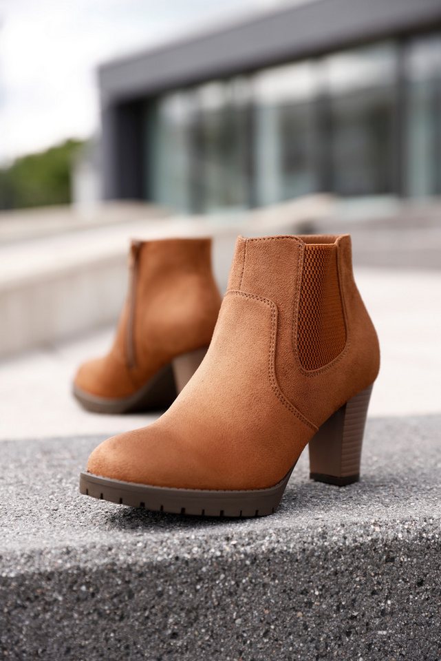 Aniston SHOES Stiefelette Ankleboots mit seitlichem Stretcheinsatz – Bild 2 von 5