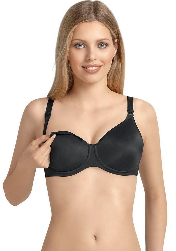 Anita Maternity Still-BH Basic mit Bügel, nahtlose Cups, verstellbare Träger, elastisch, bequem – Bild 3 von 5