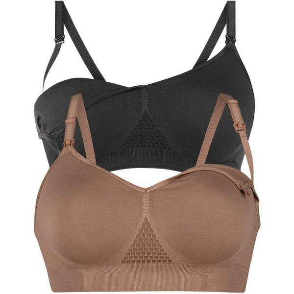 Anita Maternity Still-BH Seamless (Packung, 2er-Pack) herausnehmbare Cups, doppellagig, extra Halt, bequem, weich, bügellos