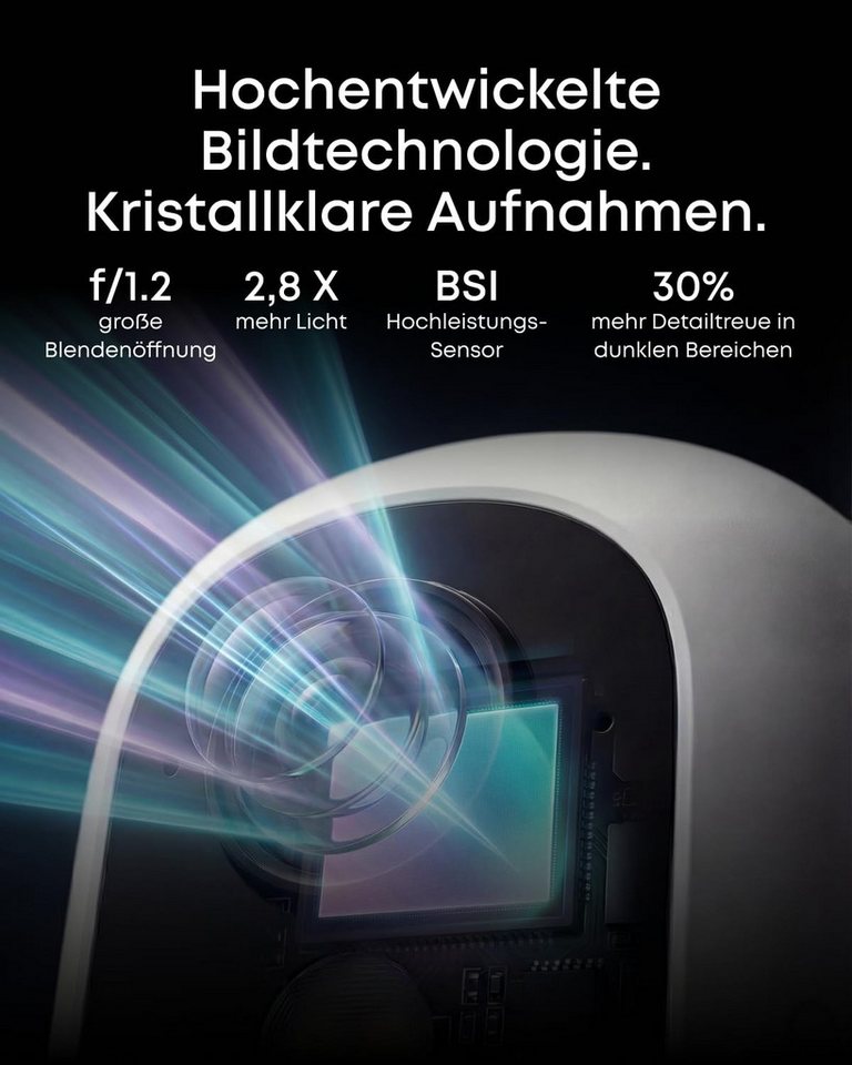 Anker eufy Überwachungskamera C35, Kabellose Überwachungskamera Außen & Innen, Magnetische Halterung (Außenbereich, 2-tlg., Nachtsicht) – Bild 4 von 5