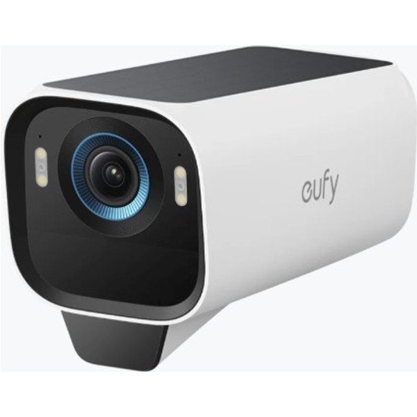 Anker eufy Überwachungskamera S3 Pro Kamera-Set, 4K Kabellose Solar-Überwachungskamera Außen (Außenbereich, 1-tlg., 4K-Auflösung, verbesserte Farb-Nachtsicht, S
