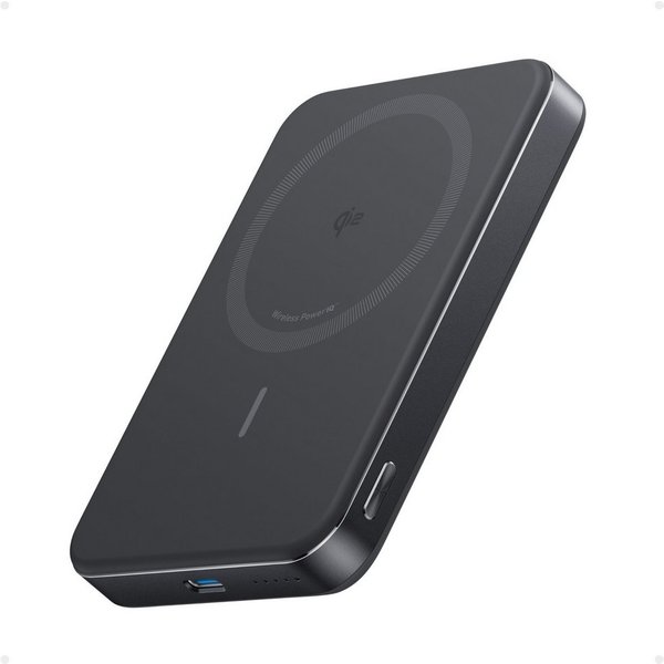 Anker Anker MagGo Powerbank, ultra-schlankes 10.000mAh magnetisches Akkupack Powerbank Qi2-zertifiziert 15W, schnelles MagSafe-kompatibles tragbares Ladegerät, 