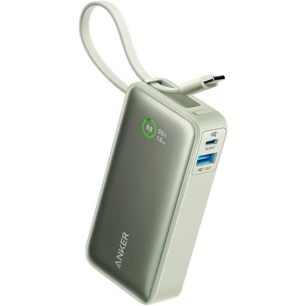 Anker Nano Power Bank (30 W, integriertes USB-C-Kabel) Powerbank