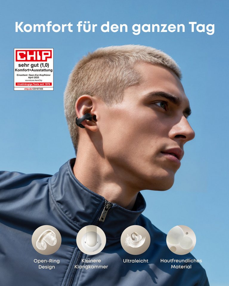 Anker soundcore AeroClip Open-Ear-Kopfhörer – Bild 2 von 5