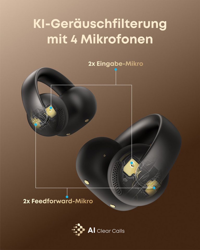 Anker soundcore AeroClip Open-Ear-Kopfhörer – Bild 3 von 5