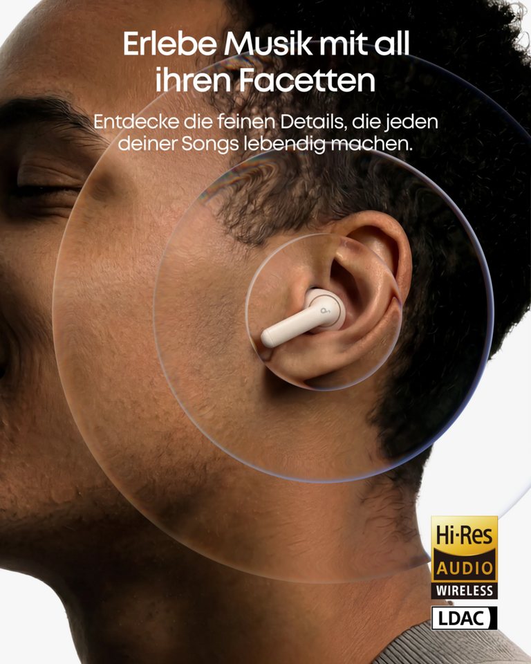 Anker soundcore by Anker P42i, In-Ear kabellose Noise Cancelling Bluetooth-Kopfhörer – Bild 3 von 5