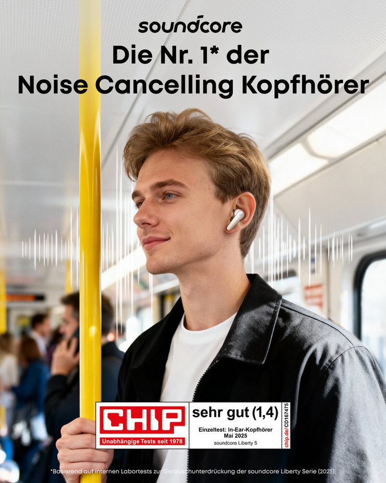 Anker soundcore Anker soundcore Liberty 5, kabellose Noise Cancelling Earbuds Bluetooth-Kopfhörer – Bild 2 von 5