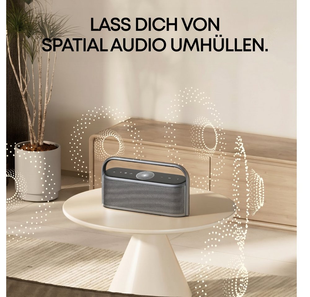 Anker soundcore Motion x600 Bluetooth-Lautsprecher (Bluetooth 5.3 & AUX, 50 W, Hi-Res Spatial Audio, 50W räumlicher Sound, IPX7 Wasserschutz) – Bild 5 von 5