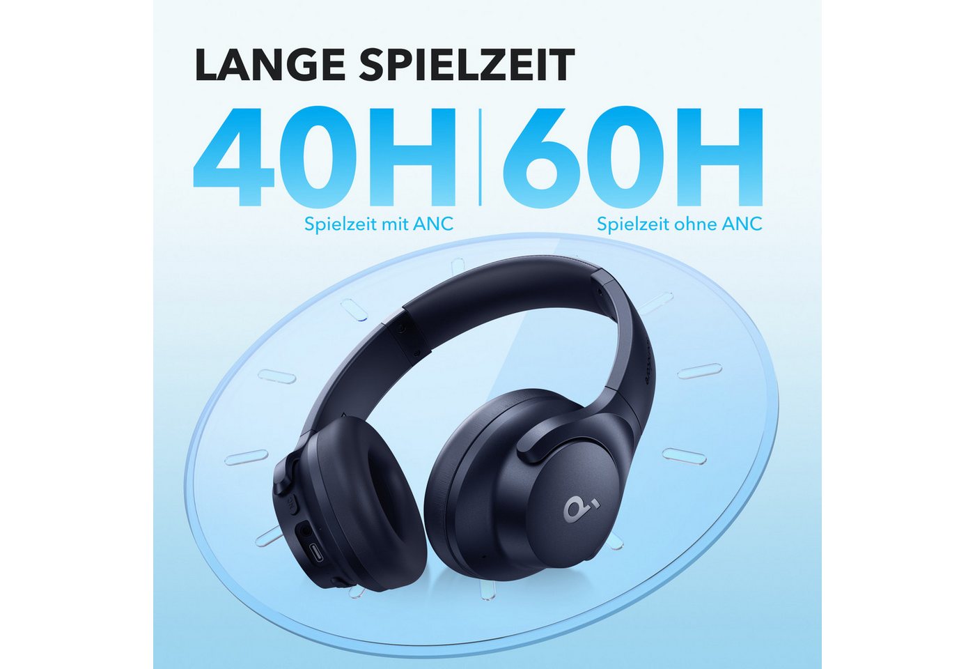 Anker soundcore Q20i Over-Ear-Kopfhörer – Bild 5 von 5