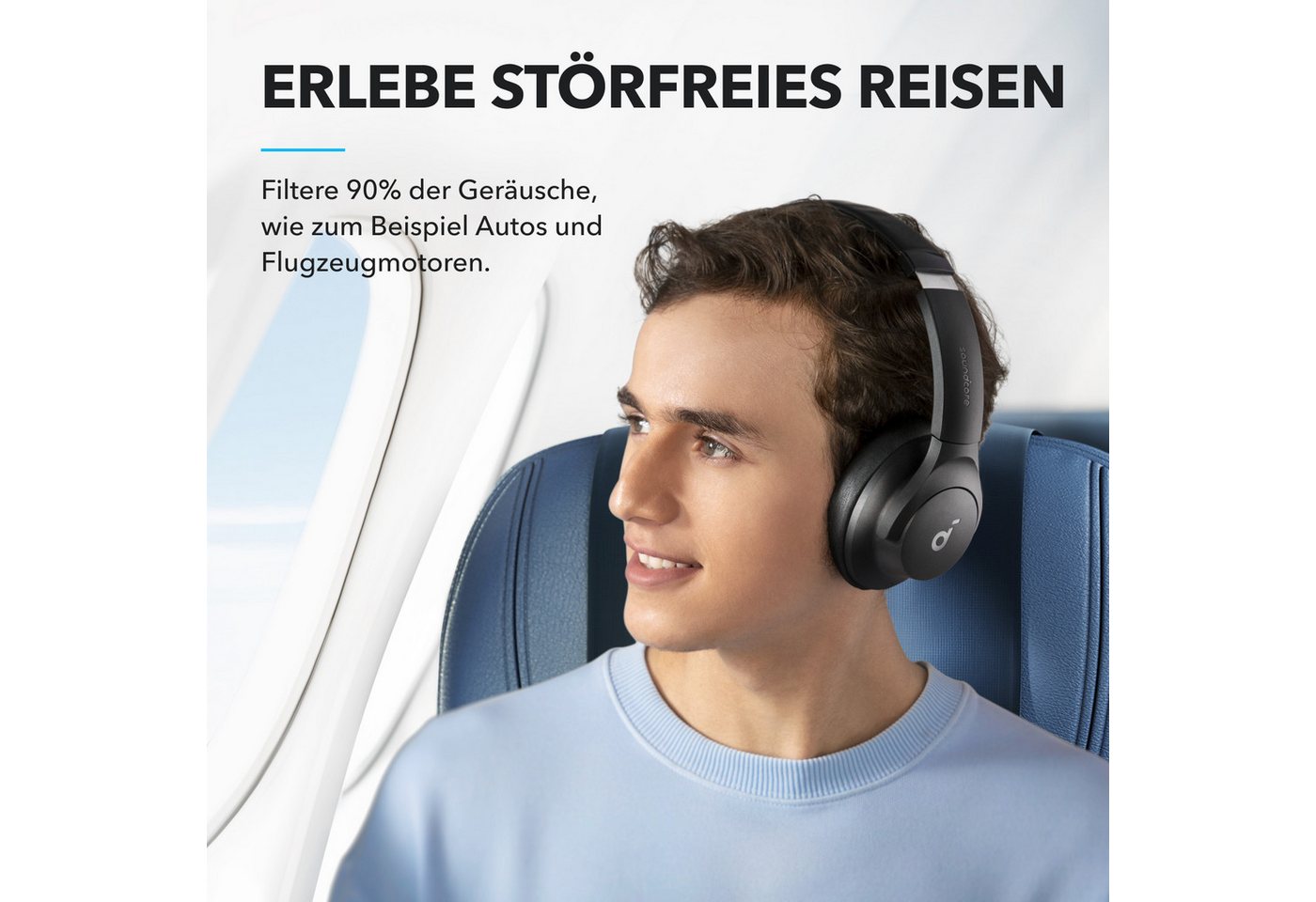 Anker soundcore Q20i Over-Ear-Kopfhörer – Bild 2 von 5