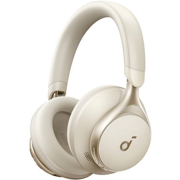Anker soundcore Space One - Bluetooth-Kopfhörer - latte cream Over-Ear-Kopfhörer (Aktive Geräuschunterdrückung, Aktive Geräuschunterdrückung)