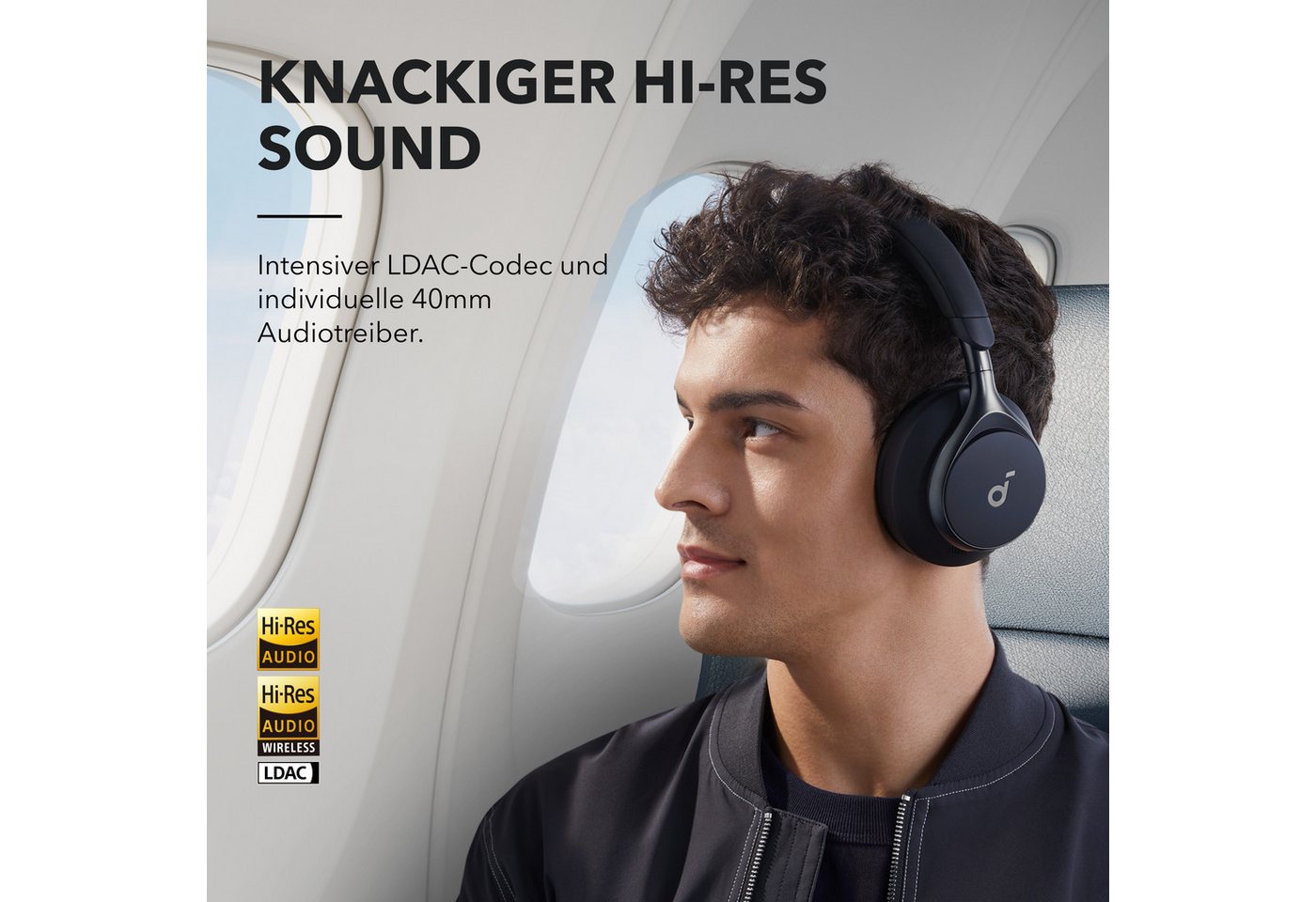 Anker soundcore Space One Over-Ear-Kopfhörer – Bild 4 von 5