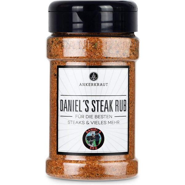 Ankerkraut Gewürz Daniels Steak Rub by Daniel Raeder, Ankerkraut Mischung würzender Zutaten für Fleisch