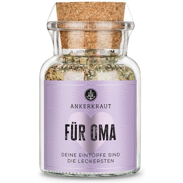 Ankerkraut Gewürz Für Oma, 90g im Korkenglas, Ankerkraut Gewürzzubereitung für Eintöpfe