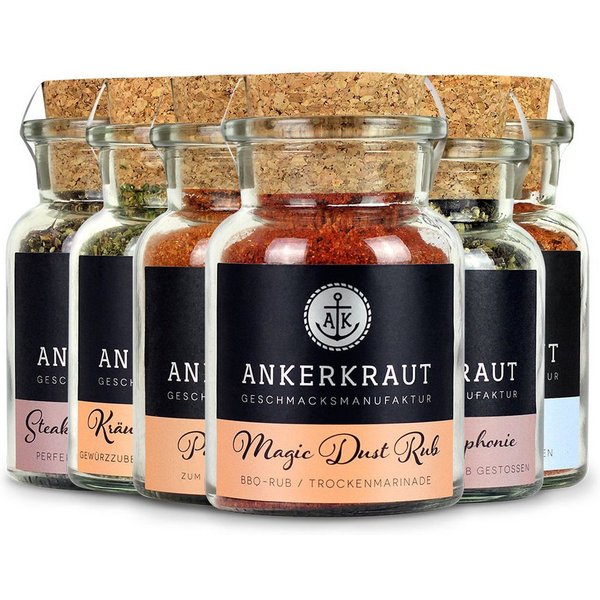 Ankerkraut Gewürz Großes Grill Gewürz-Set, Ankerkraut Grillgewürz-Set - Gewürzmischung BBQ