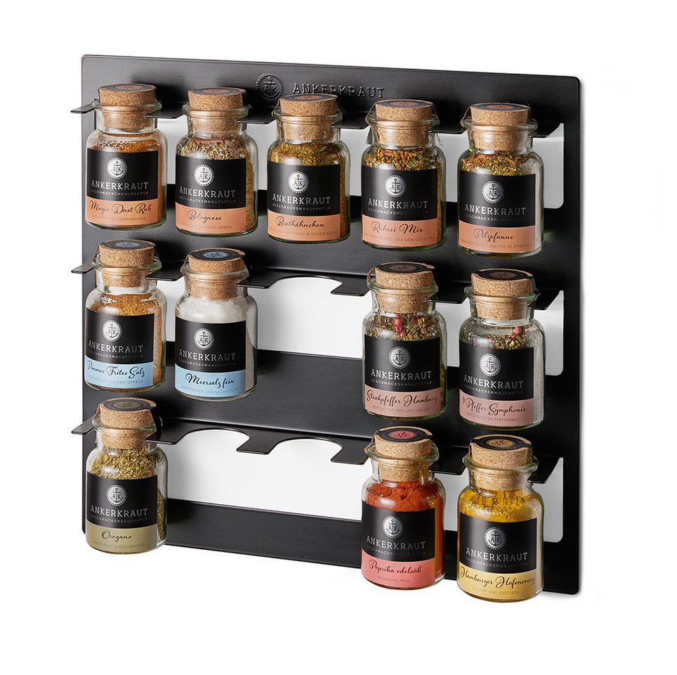 Ankerkraut Gewürz Großes Regal-Set, Ankerkraut Großes Regal-Set mit Gewürzen - Gewürzmischung Zubehör – Bild 2 von 5